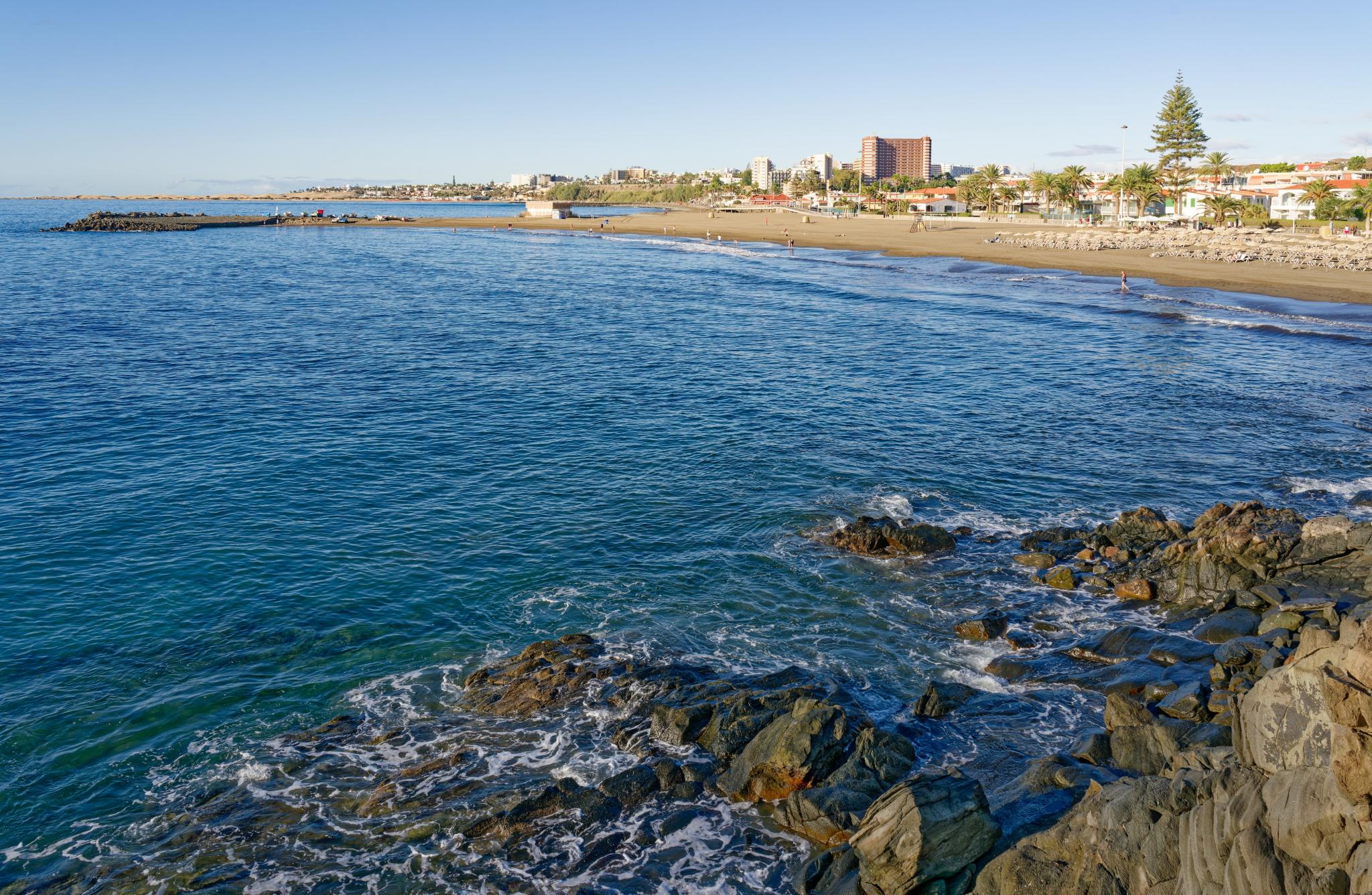 las burras beach in gran canaria